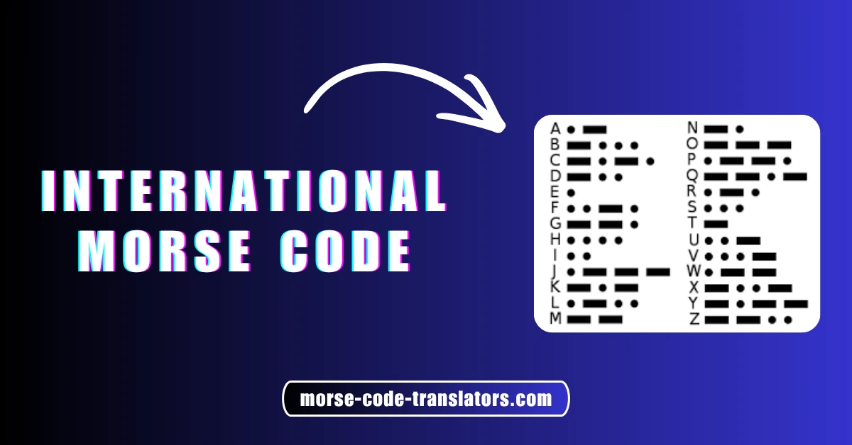 International Morse Code: The ITU Global Standard